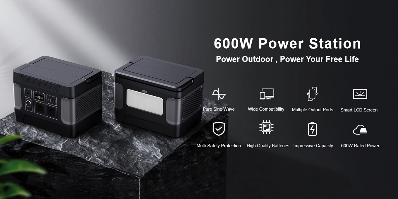 Penjana Solar Termodurik 600W Untuk Pengecasan Kecemasan